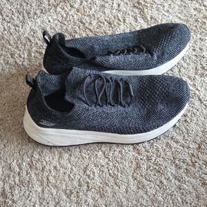 Sketchers Black Grey Memory Foam 10